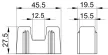 Tracon TR9-D09978 Mechanikus reteszelő TR1D/F09-32 kontaktorokhoz