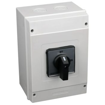   Tracon TS-10/3T65 Tokozott szakaszoló kapcsoló 400V, 50Hz, 100A, 3P, 30kW, 88×88mm, IP65