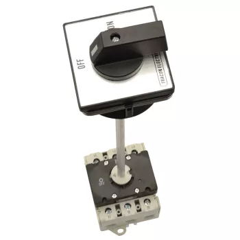   Tracon TS-32/4K Szakaszoló kapcsoló ajtókupplunggal 400V, 50Hz, 32A, 4P, 7,5kW, 64×64mm