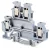 Tracon TSKA2,5/2S Emeletes ipari sorozatkapocs,csavaros, sínre, szürke 500V 24A 0.2-4 mm2