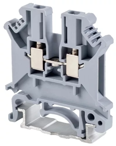 Tracon TSKA2,5 Fázisvezető ipari sorozatkapocs, csavaros, sínre, szürke 0,2-2,5mm2, 800VAC, 32A