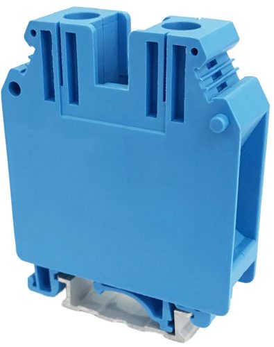 Tracon TSKA35-K Nullavezető ipari sorozatkapocs, csavaros, sínre, kék 6-35mm2, 1000VAC, 150A