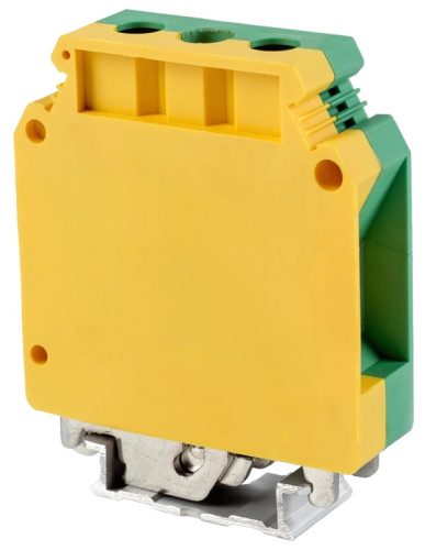 Tracon TSKA35JD Védővezető ipari sorozatkapocs, csavaros, sínre, zöld/sárga 6-35mm2, 150A