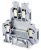 Tracon TSKA4/2 Emeletes ipari sorozatkapocs, csavaros, sínre, szürke 0,2-4mm2, 500VAC, 32A