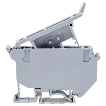   Tracon TSKA4B Biztosítós ipari sorozatkapocs, csavaros, sínre, szürke 800V 6.3A 0.5-6 mm2