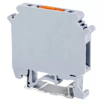   Tracon TSKA4LEV Szakaszolható ipari sorozatkapocs, csavaros, sínre, szürke 0,2-4mm2, 800VAC, 16A