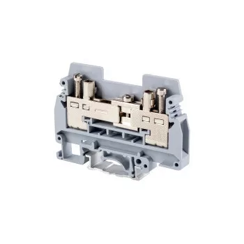   Tracon TSKA6S/2 Mérő ipari sorozatkapocs, csavaros, sínre, szürke 0,5-6mm2, 500VAC, 57A