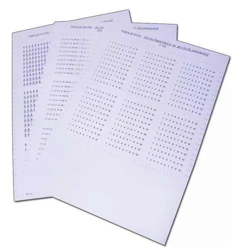 Tracon TSKAJ8-5160 Jelölőmatrica J8 jelölőlapkához (1db A4-es ív) 56×(51-52-53-54-55-56-57-58-59-60)