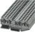Tracon TSKB4/4K Négykapcsos ipari sorozatkapocs, rugós, sínre, kék 0,2-4mm2, 800VAC, 40A