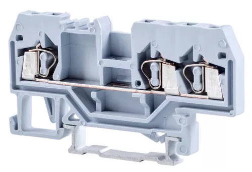 Tracon TSKC2,5/3 Fázisvezető ipari sorozatkapocs, rugós, sínre, szürke 800V 24A 0.08-2.5 mm2 3P
