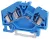 Tracon TSKC4/3D-K Nullavezető ipari sorozatkapocs, rugós, sínre, kék 800V 32A 0.08-4 mm2 3p