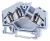 Tracon TSKC4/3D Fázisvezető ipari sorozatkapocs, rugós, sínre, szürke 800V 32A 0.08-4 mm2 3P