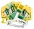Tracon TSKC4/3JDD Védővezető ipari sorozatkapocs, rugós, sínre, zöld/sárga 800V 32A 0.08-4 mm2 3P