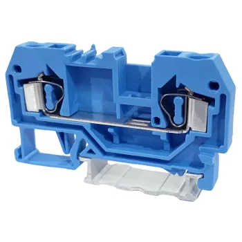   Tracon TSKC4-K Nullavezető ipari sorozatkapocs, rugós, sínre, kék 800V 32A 0.08-4 mm2 2P