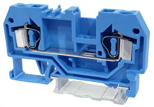 Tracon TSKC4-K Nullavezető ipari sorozatkapocs, rugós, sínre, kék 800V 32A 0.08-4 mm2 2P