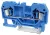 Tracon TSKC4-K Nullavezető ipari sorozatkapocs, rugós, sínre, kék 800V 32A 0.08-4 mm2 2P