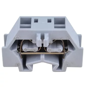   Tracon TSKD1,5D Mini rugós ipari sorozatkapocs, csavarral rögzíthető, szürke 400V 18A 0.08-1.5 mm2 2P