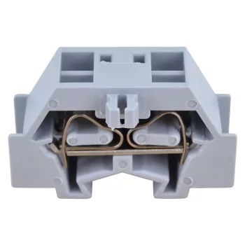   Tracon TSKD2,5D Mini rugós ipari sorozatkapocs, csavarral rögzíthető, szürke 500V 24A 0.08-2.5 mm2 2P