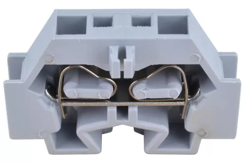 Tracon TSKD4 Mini rugós ipari sorozatkapocs, csavarral rögzíthető, szürke 690V 24A 0.08-4 mm2 2P