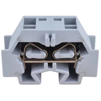   Tracon TSKD4D Mini rugós ipari sorozatkapocs, csavarral rögzíthető, szürke 690V 32A 0.08-4 mm2 2P