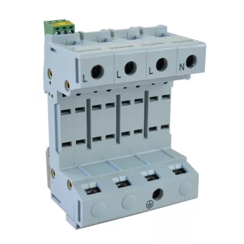   Tracon TTV2-BASE-4P, Aljzat 2-es típusú túlfeszültség levezetőkhöz "4P