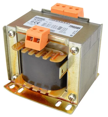 Tracon TVTR-300-D Vezérlő transzformátor ( leválasztó ), 1 fázisú, 230V/primer, 24-42-110V/szekunder 300VA teljesítménnyel IP00 TVTR