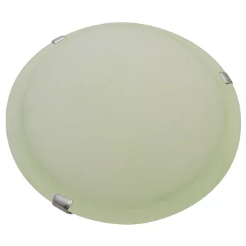   Tracon UFO-1-Z, Üveg mennyezeti UFO lámpatest, zöld 230V, 50Hz, E27, max.1×60W, D=300 mm, EEI=A++,A+,A,B,C,D,E