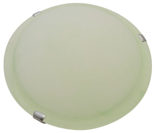 Tracon UFO-1-Z, Üveg mennyezeti UFO lámpatest, zöld 230V, 50Hz, E27, max.1×60W, D=300 mm, EEI=A++,A+,A,B,C,D,E