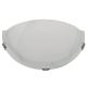 Tracon UFO-F-F, Üveg oldalfali fél UFO lámpatest, fehér 230V, 50Hz, E27, max.1×60W, D=300 mm, EEI=A++,A+,A,B,C,D,E