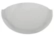 Tracon UFO-F-F, Üveg oldalfali fél UFO lámpatest, fehér 230V, 50Hz, E27, max.1×60W, D=300 mm, EEI=A++,A+,A,B,C,D,E