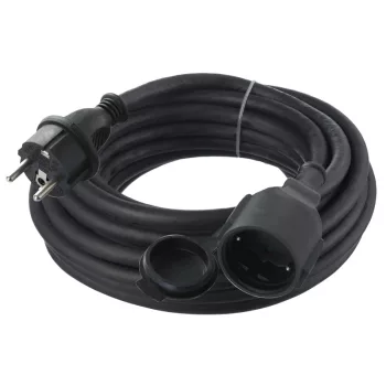  Tracon UH20RN, Univerzális hosszabbító gumi kábellel 1xSCHUKO, 20m, 16A/250VAC, 3x1,5mm2 H07RN-F, Pmax.:3680 W