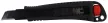 Tracon UTILK02 Pengés kés, cink ötvözet markolat gumibetéttel, SK4 penge L=178mm, D=33mm, W=19mm, d=18mm
