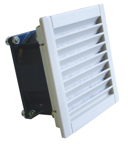 Tracon V43 Szellőztető ventilátor szűrőbetéttel 230V 50/60Hz, 43/55 m3/h, IP54