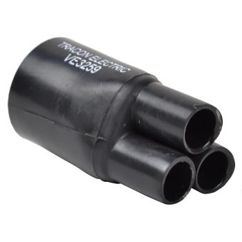   Tracon VE3259, Végelzáró, 3-erű kábelhez, gyantás 3×2,5-3×10mm2, (3×9/3mm+1×25/9mm)