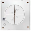 Tracon VF100-BTSH Fürdőszoba ventilátor, golyóscsapágy+időzítő+v.zsalu+pára 230 VAC, 15W, 80 m3/h, 33 dB,100 mm