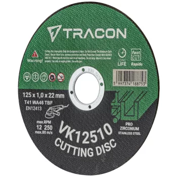 Tracon VK12510 Vágókorong 125x1,0x22mm
