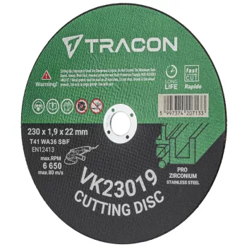Tracon VK23019 Vágókorong 230x1,9x22mm