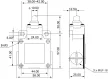 Tracon VM110 Helyzetkapcsoló, kúpos fémházas 1×NO+1×NC, 6A/230V AC, IP66