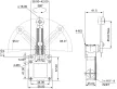 Tracon VM145 Helyzetkapcsoló, lengőkar-görgő 1×NO+1×NC, 6A/230V AC, IP66