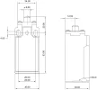 Tracon VP110 Helyzetkapcsoló, kúpos-ütközős 1×NO+1×NC, 6A/230V AC, IP65