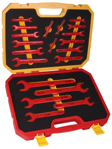 Tracon VSET20 20 darabos 1000 V-ra szigeteltcsavarkulcs készlet 1000V, CR-V, 6-32mm