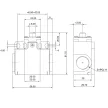 Tracon VT110 Helyzetkapcsoló, kúpos-ütközős 1×NO+1×NC, 6A/230V AC, IP65