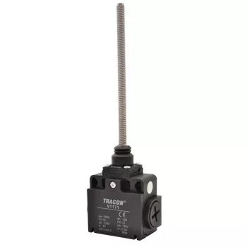   Tracon VT171 Helyzetkapcsoló, rugószáras (műanyag+acél) 1×NO+1×NC, 6A/230V AC, IP65