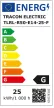 Tracon TLRL-R50-E14-25-F Reflektorlámpa, tejfehér 230V, 50Hz, E14, R50, 25W, 1000h