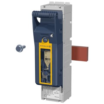   Tracon KETO-00-1/AOU/F Szakaszolókapcsoló-biztosító, gyűjtősínre, lapos csatlakozó 690VAC, 440VDC, 160A, 1P, NH00