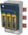 Tracon KETO-00-3/60/AOU/F Vízsz Szakaszolókapcs-bizt 60 mm-es gyűjtősínre, 3P, sarus AC 690V, DC 440V, 160A, 3P, 00