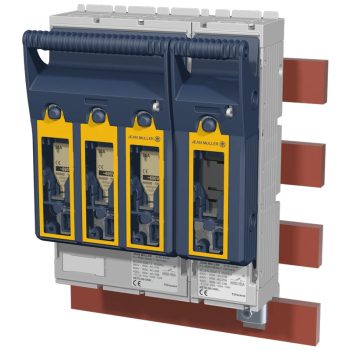   Tracon KETO-1-4/60/AU/F Szakaszolókapcsoló-biztosító, gyűjtősínre, lapos csatlakozó 690VAC, 440VDC, 250A, 4P, NH1