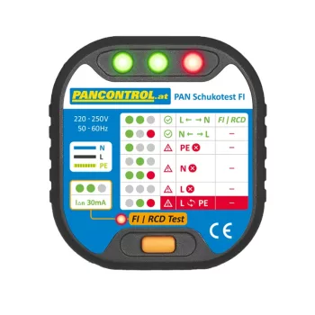 Tracon PANSCHUKOTESTFI Dugaszoló aljzat teszter CATII-600V
