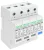 Tracon ESPD1+2-12.5-3+1P T1+T2 AC típusú túlfeszültség levezető, cserélhető betéttel Uc:275V; Iimp:12,5kA; In:20/40kA; Imax:50kA; Up:1,3kV; 3+1P