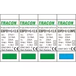 Tracon ESPD1+2-12.5-3+1P T1+T2 AC típusú túlfeszültség levezető, cserélhető betéttel Uc:275V; Iimp:12,5kA; In:20/40kA; Imax:50kA; Up:1,3kV; 3+1P